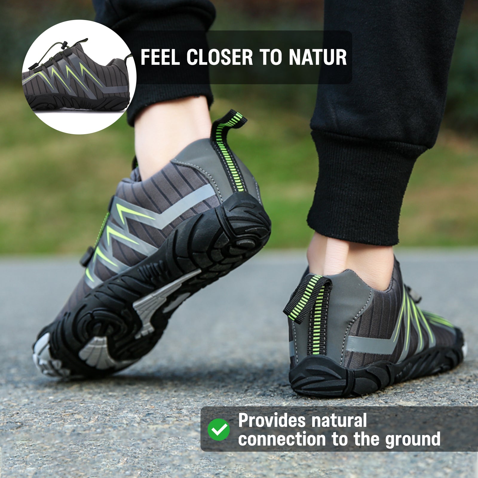 HOYOFOL Lightweight & Healthy & Non-slip  Barefoot Shoes (Unisex)(Buy1,Get1)