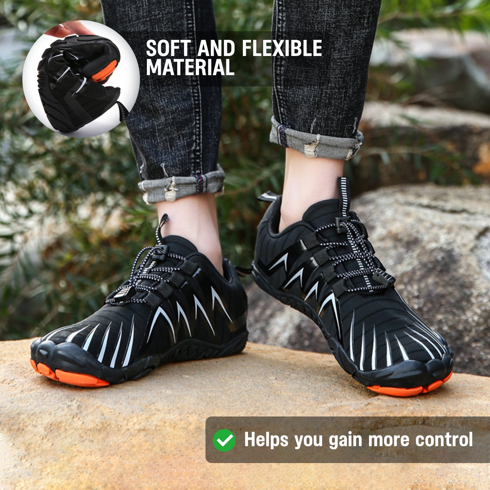 HOYOFOL Lightweight & Healthy & Non-slip  Barefoot Shoes (Unisex)(Buy1,Get1)